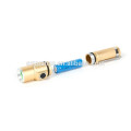 mini luxury gold color LED torch, powerful led torch light